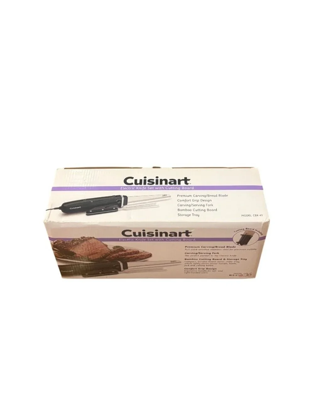 Cuisinart Electric Knife Set with Cutting Board Model CEK-41 Brand New in Box
